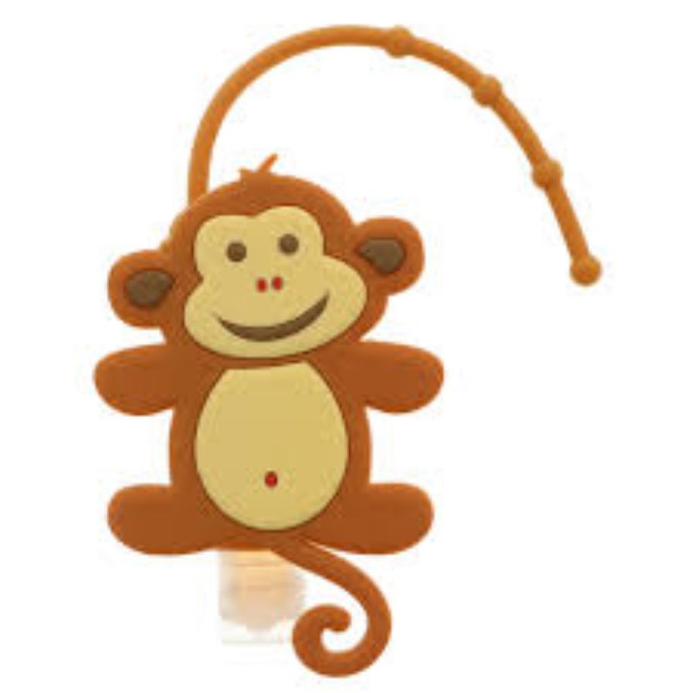 Lot of 3 Personal Care Monkey Bacpac Tiki Colada Hand Sanitizer & Holders